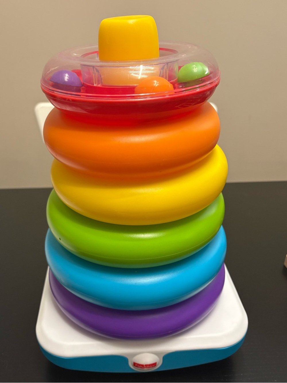 Fisher-Price Giant Rock-A-Stack Stacking Rings Toy